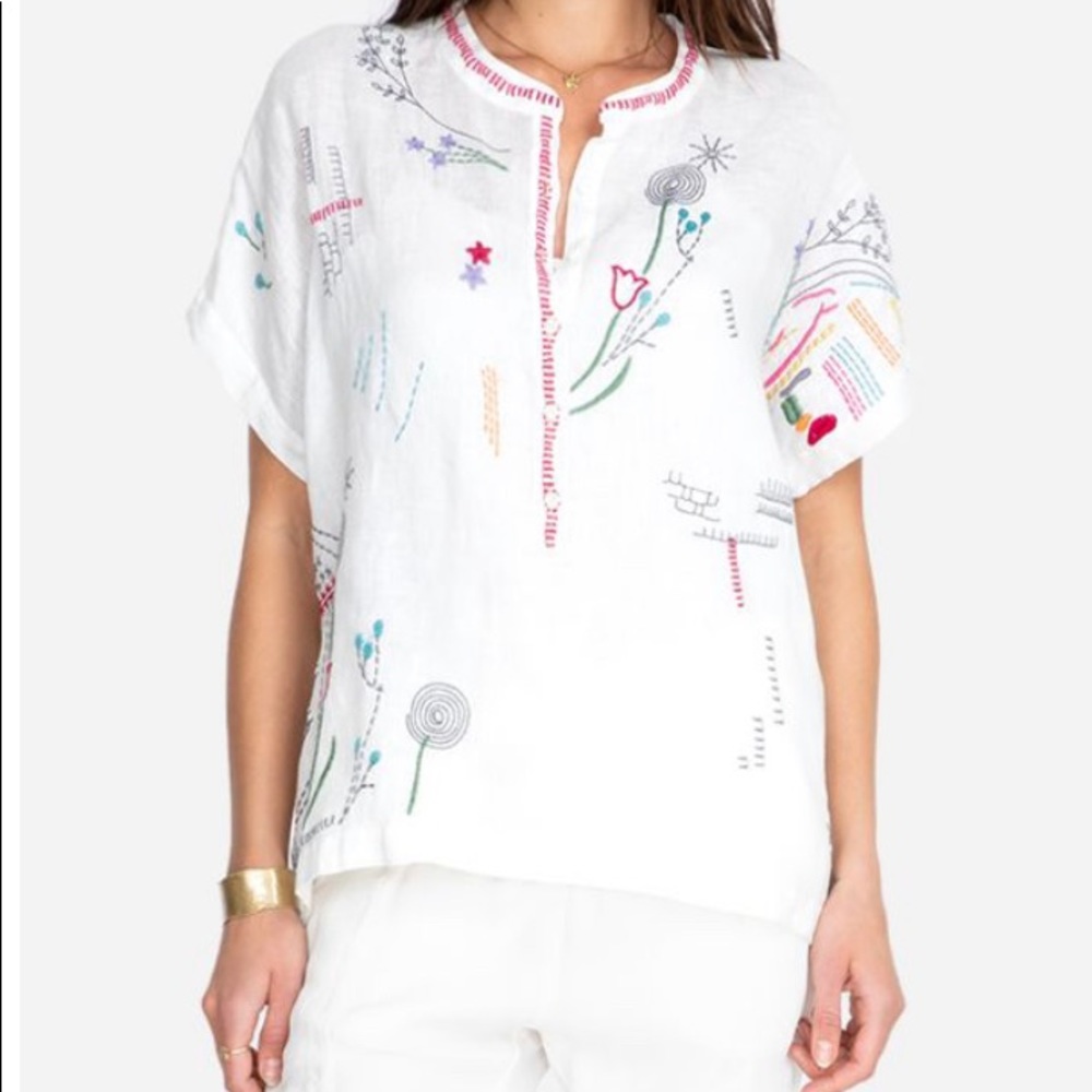 Johnny Was Shiv Blouse Size M